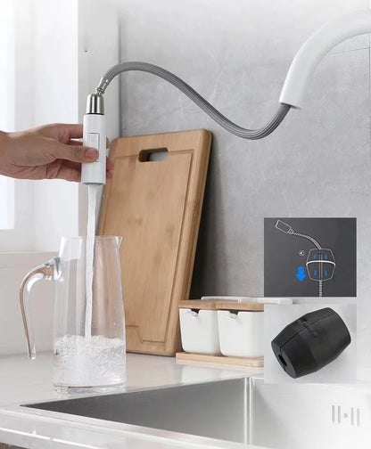 Smart Digital Touch On Faucets Pull Down Cold