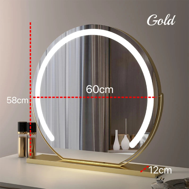Vanity Makeup Mirror Lights Detachable 15x Magnification Color