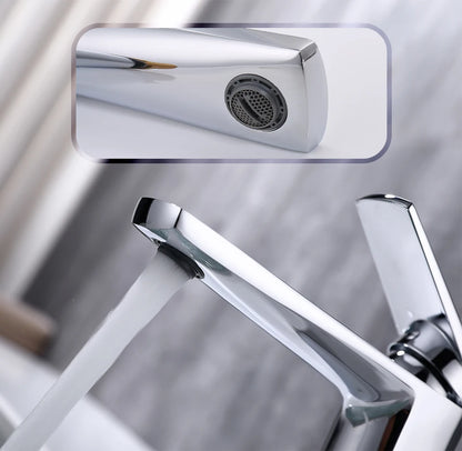 Vgx Brushed Gold Bathroom Faucets Square Basin Mixer
