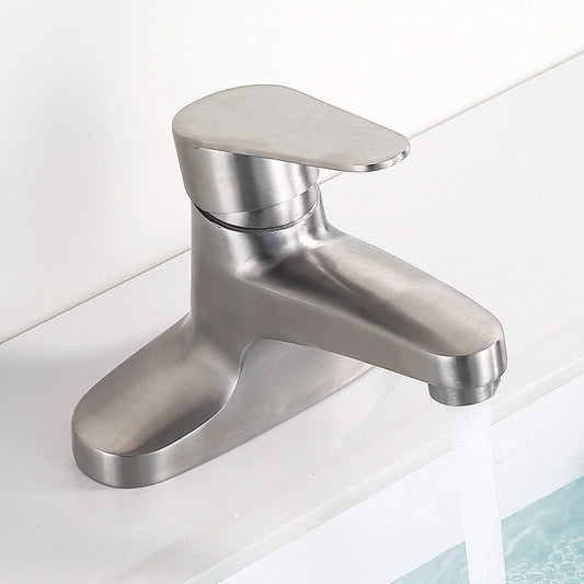 Washbasin Sink Faucet Deck Mounted 304 Stainless Steel