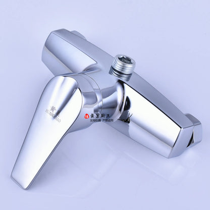 Brass Shower Faucet Mixer Valve Shower Head Hidden