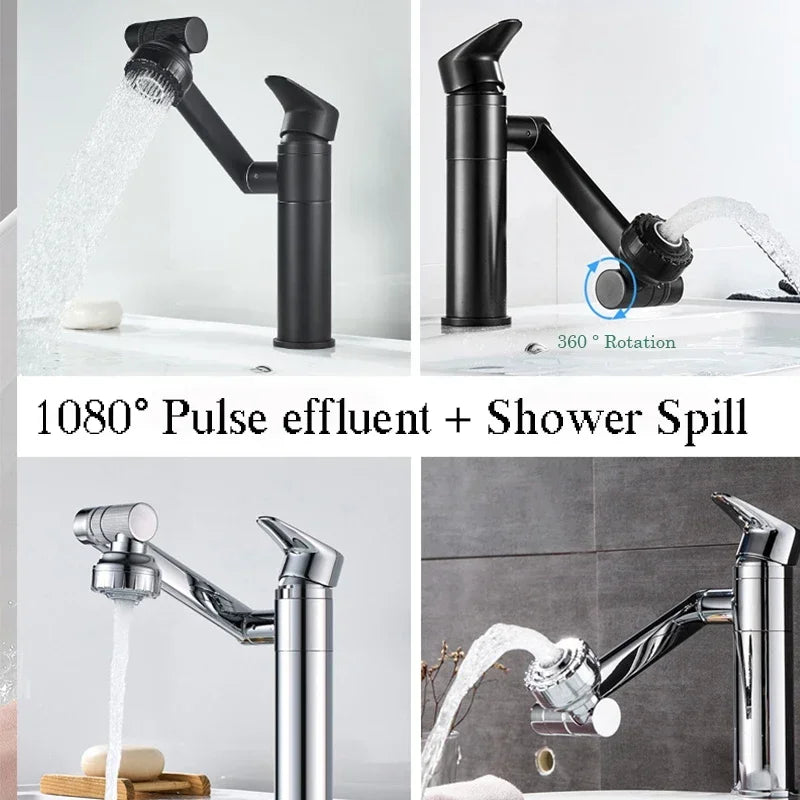 1080 Swivel Bathroom Sink Faucet Basin Faucet Mixer