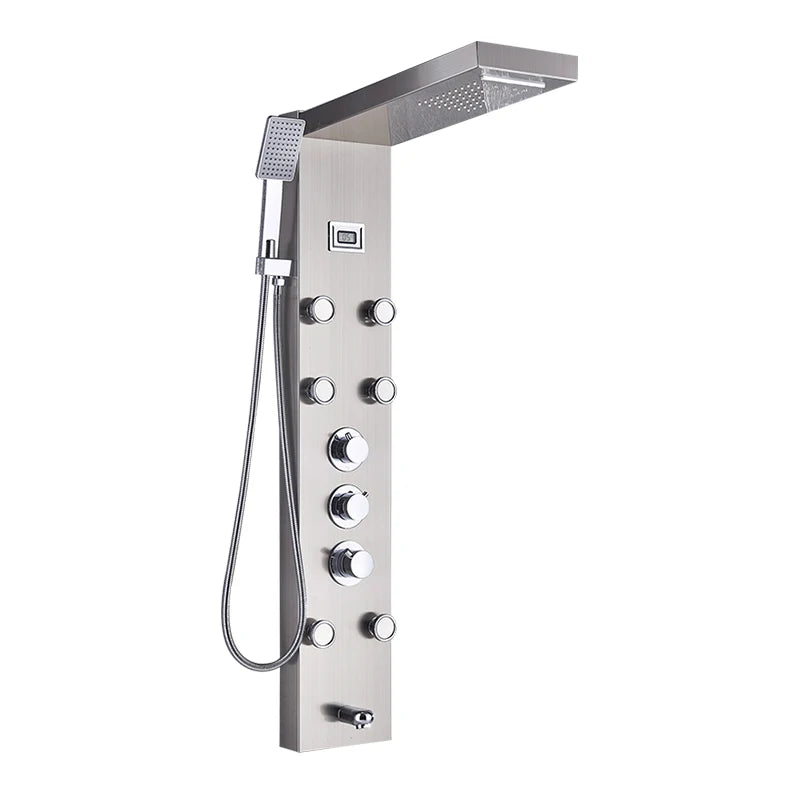 Luxury Led Shower Panel Spa Massage Jet Shower