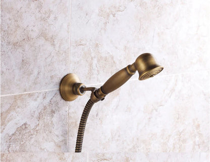 European Style Antique Retro Bathroom Shower Faucet Copper