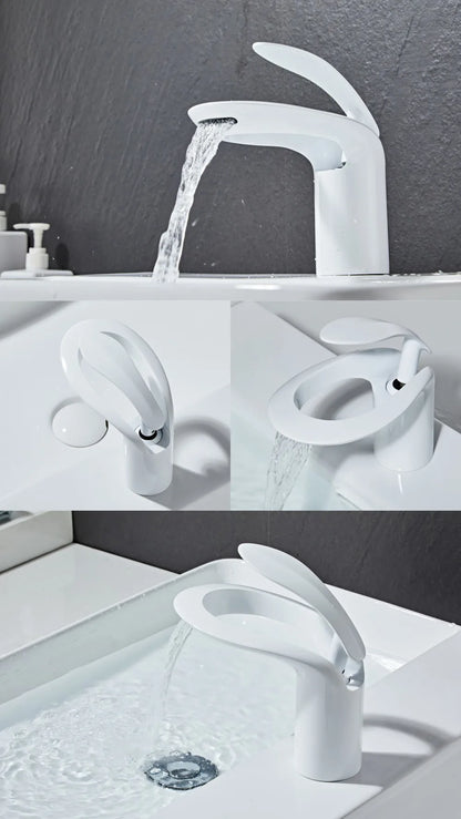 Tolm Waterfall Basin Faucet Water Tap Chrome Bathroom