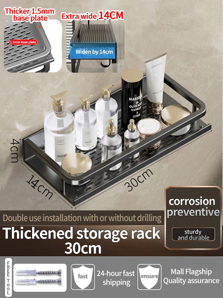 Bathroom Shelf Bathroom Towel Rack Shelves Wall Shower