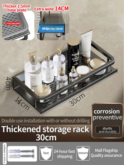 Bathroom Shelf Bathroom Towel Rack Shelves Wall Shower
