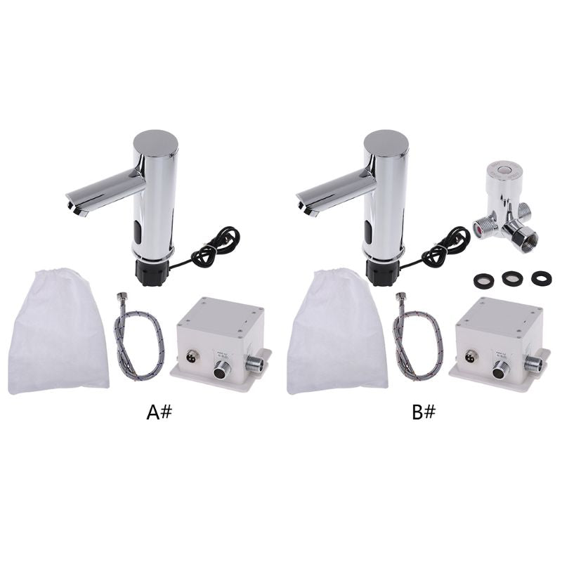 Bathroom Automatic Infrared Sensor Sink Faucet Touchless Basin
