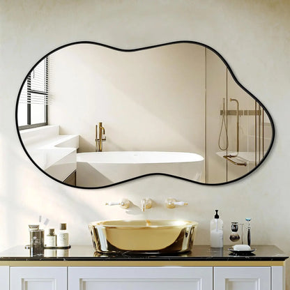 Irregular Wall Mirror Asymmetrical Mirror Wall 116 66