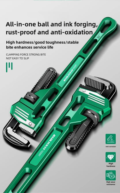 10/12/14/18 Inch Pipe Wrench Universal Monkey Spanner