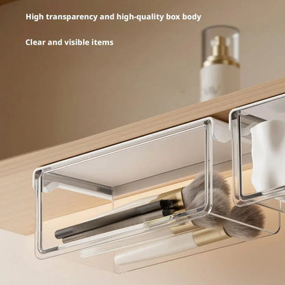 Transparent Bathroom Cotton Stick Makeup Cotton Bathroom Pull-Out