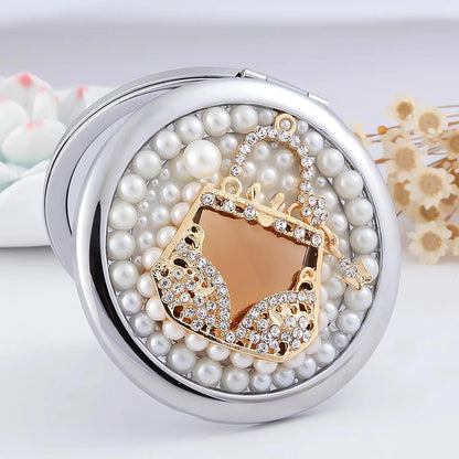 Compact Mirror 1x/2x Magnification Pocket Mirror Women 3inch