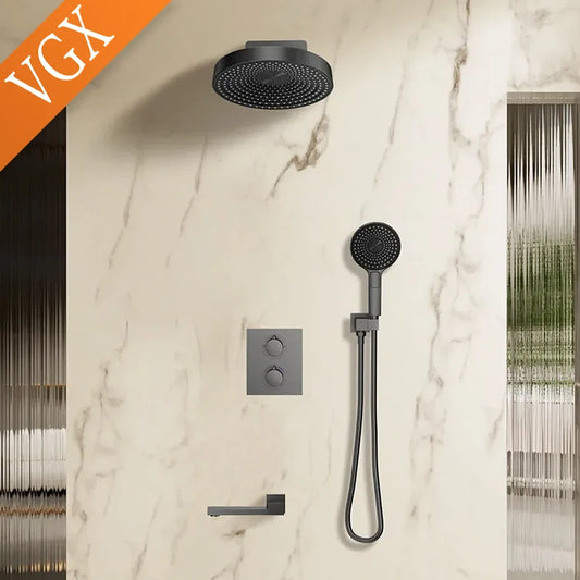 Vgx Concealed Thermostatic Shower System Temperature Digital