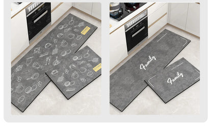 American Floor Mats Pvc Leather Waterproof Doormat Anti-Slip