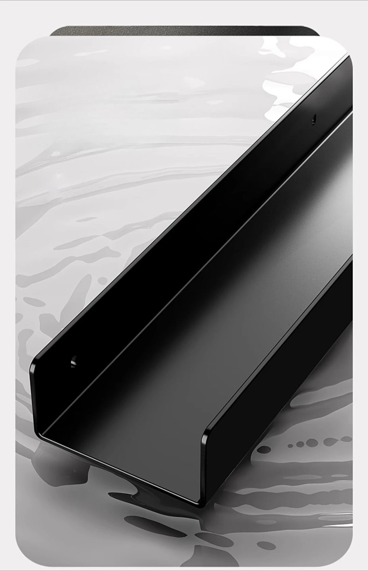 Luxury Minimalist Black Bathroom Rack Towel Rack -