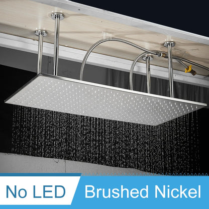 Shinesia Led Bathroom Shower Faucet 40 80cm Large