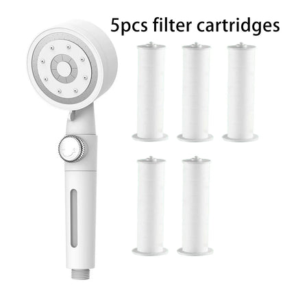 Multi-Stage Filtration Pressurization Shower Head