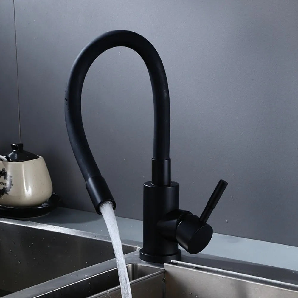 Stainless Steel Faucet Flexible Hose 360 Degree Rotating