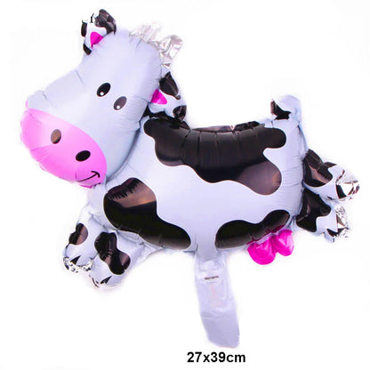 10/30/50pcs Farm Mini Animal Balloon Little Pig Duck