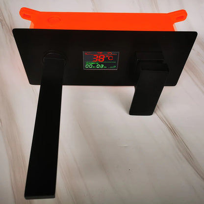 Digital Display Bathroom Basin Sink Faucet Wall Mounted