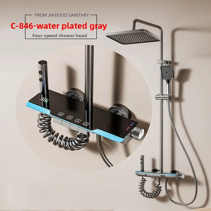 Complete Of Shower System Shower Full Of All-Copper