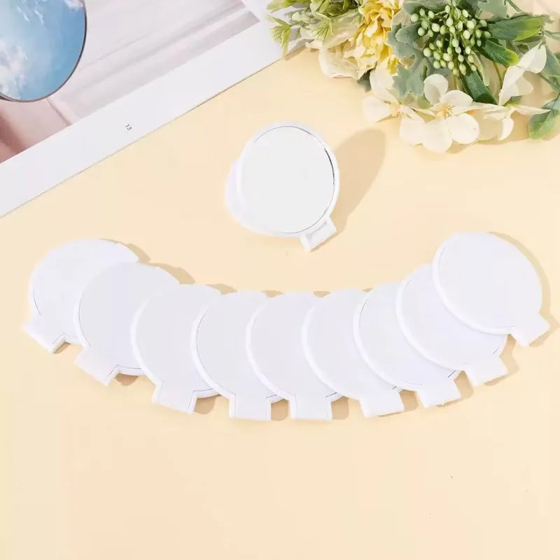 5pcs Compact Mirror Bulk Pocket Mini Folding Mirrors