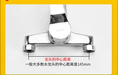 2pcs Brass Shower Faucet Shower Thickened Variable Diameter