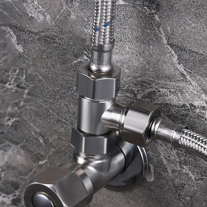 G1/2 Way T-Adapter Bathroom Shower Faucet Water Splitter