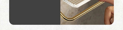 Luxury Gold Toilet Paper Holder Shelf No Punching