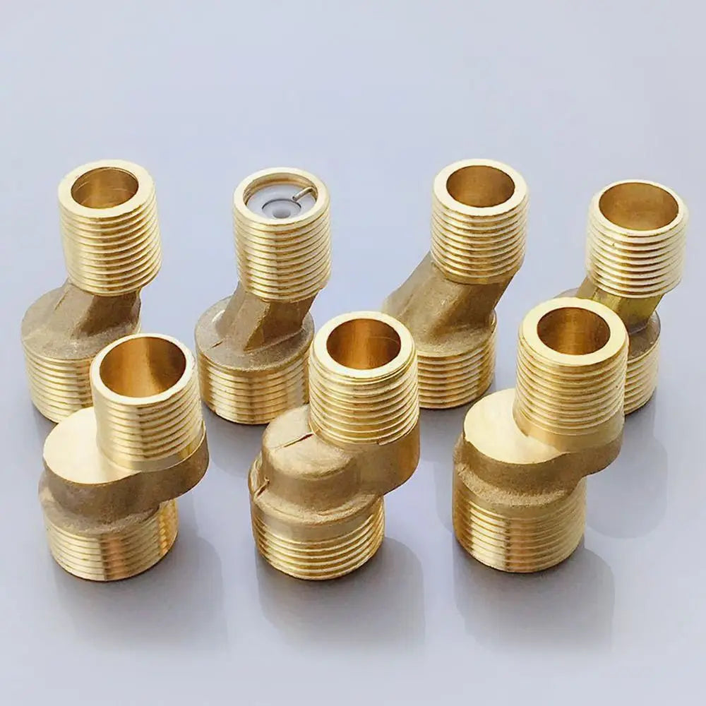 Copper Angled Curved Foot Lengthened Thickened Eccentric Screw