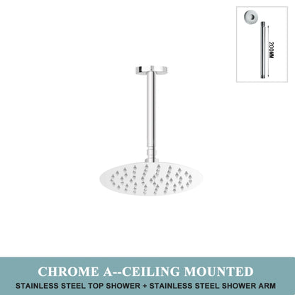 White Black Gold High Quality 8/10 Inch Stainless