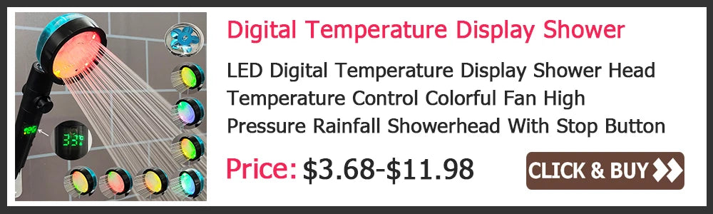 Rainfall High Pressure Shower Head 12/10/8 Inch Stainless