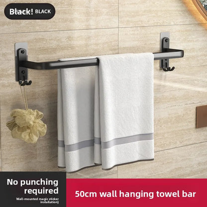 Foldable Towel Rack - No Drill Bathroom Space