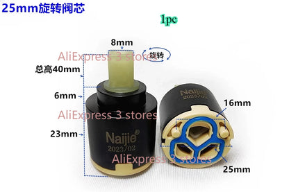 1pcs 28mm/35mm/40mm Water Mixer Tap Faucet Cartridge Ceramic