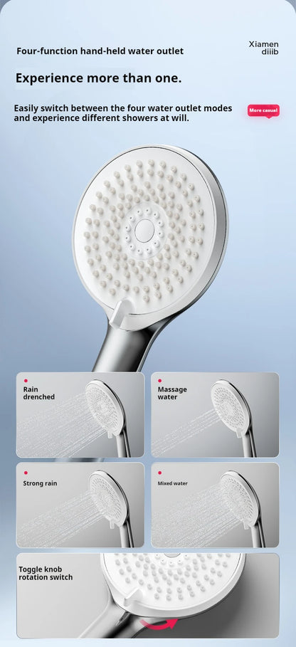 Diiib Large Panel Rain Shower Stainless Steel Combination