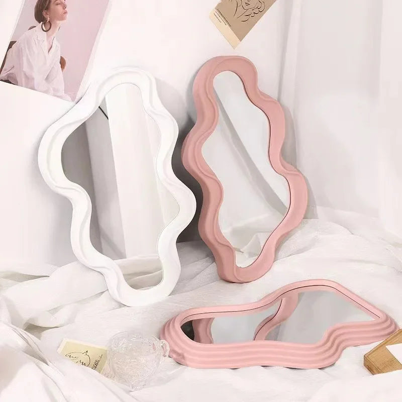 Lazzy House Wall Mirror Bedroom Bathroom Kawaii Makeup