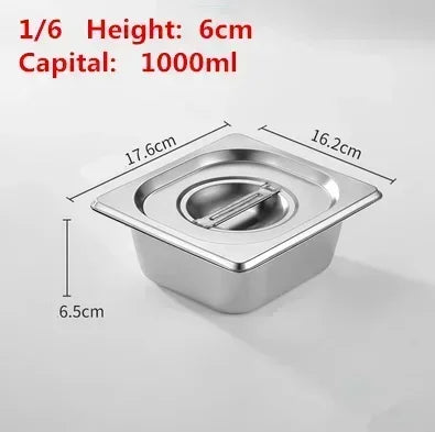Square Basin Rectangle Tray Basin Lid Gn Pan