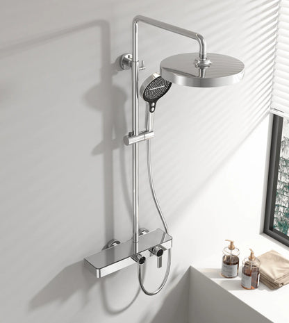 Cold Waterfall Piano Bathroom Shower 12 Inch Rain