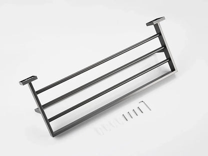 Gunmetal Stainless Steel Bathroom Accessorie Hardware Towel Rack