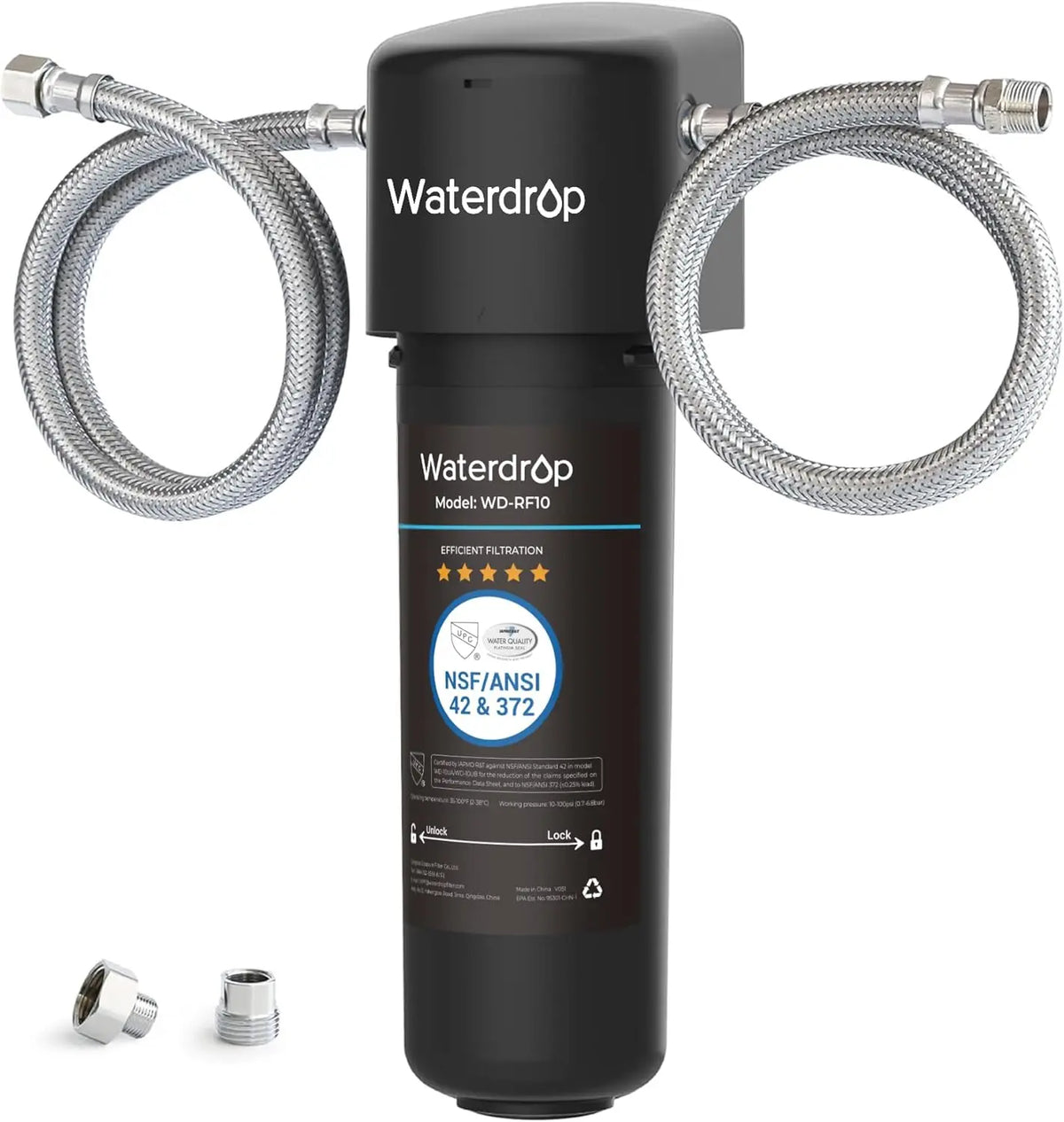 Waterdrop 10ua Under Sink Water Filter System Reduces