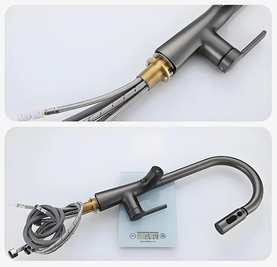 Vgx Gold Water Filter Faucet Dual Spout Pure
