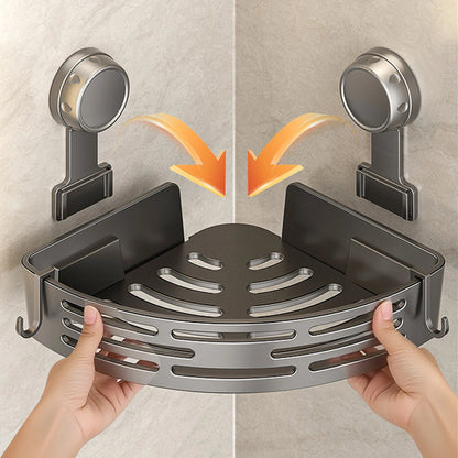 Suction Cup Triangle Corner Shower Caddy Hooks No