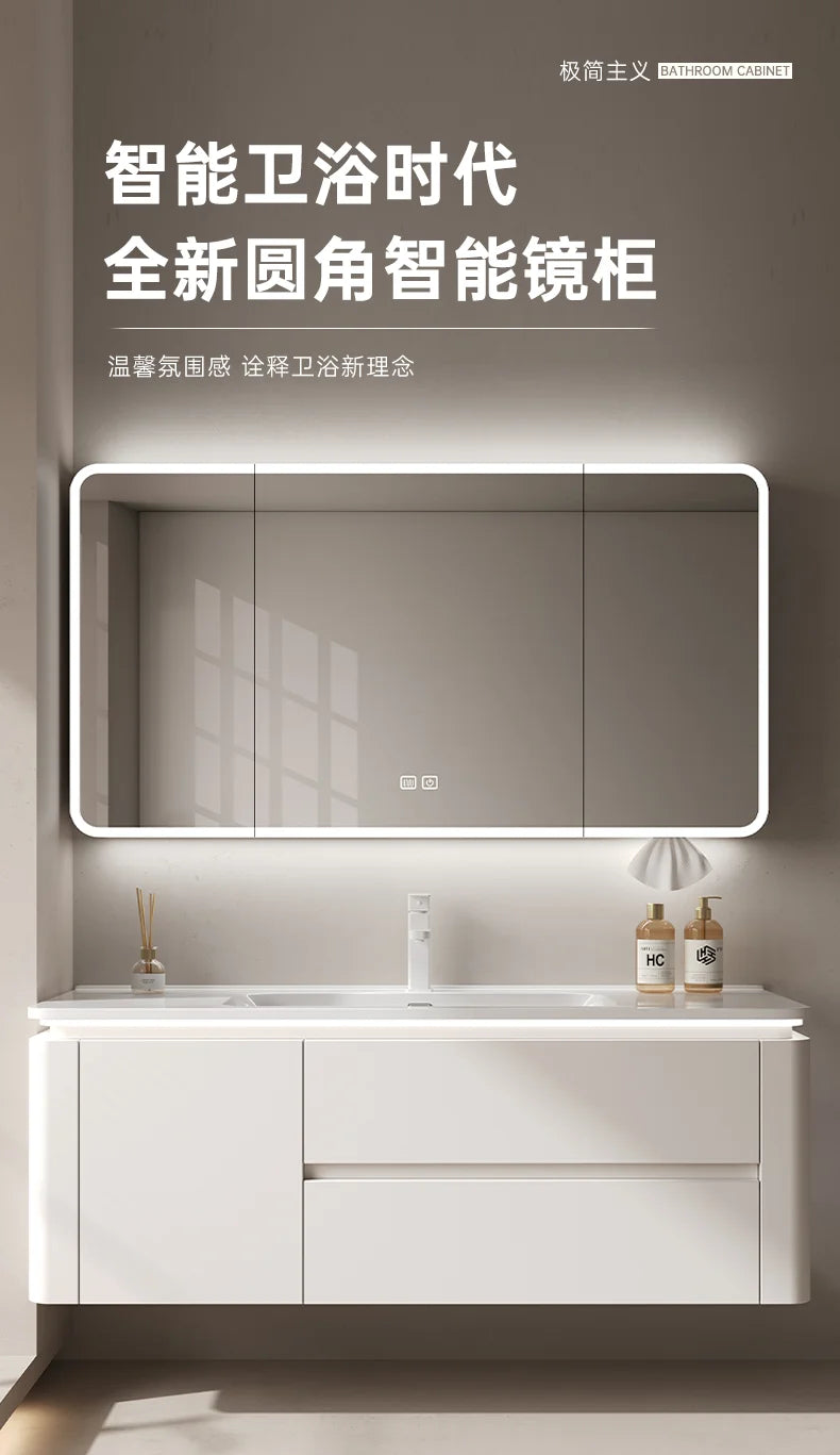 Led Light Ensuite Bathroom Cabinet Basin Designs Mirror