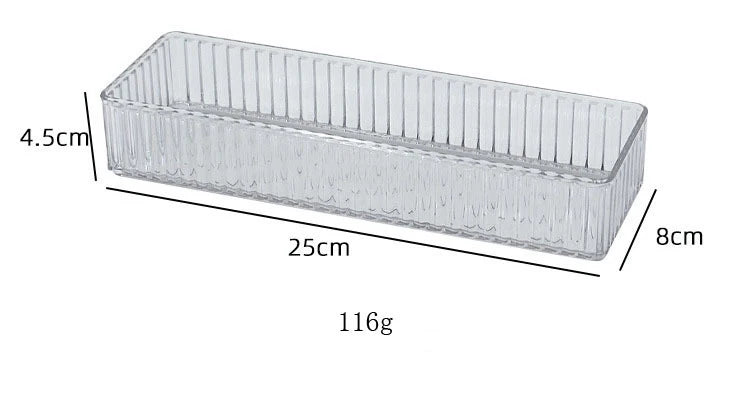 Clear Drawer Organizer Stackable Size Clear Makeup Drawer