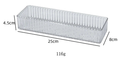Clear Drawer Organizer Stackable Size Clear Makeup Drawer