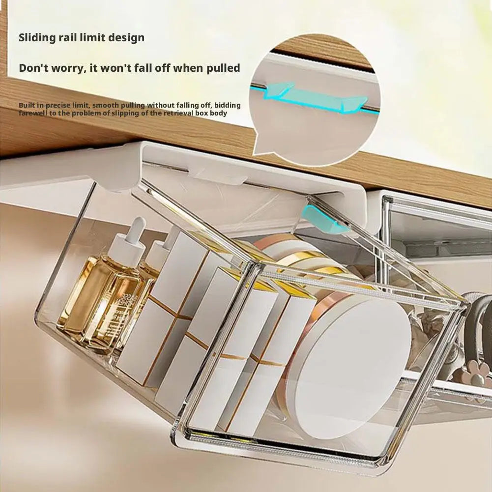 Transparent Bathroom Cotton Stick Makeup Cotton Bathroom Pull-Out