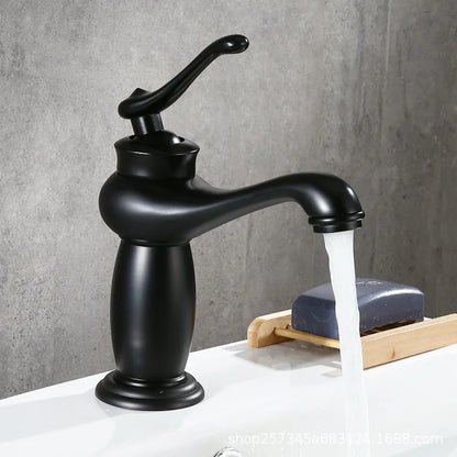 Luxury Europe Style Antique Gold Bathroom Basin Faucet