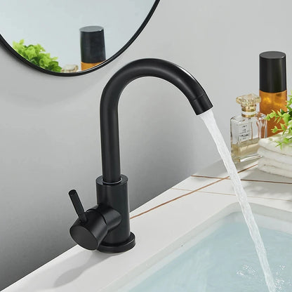 Black Nickel Bathroom Basin Faucet 304 Stainless Steel