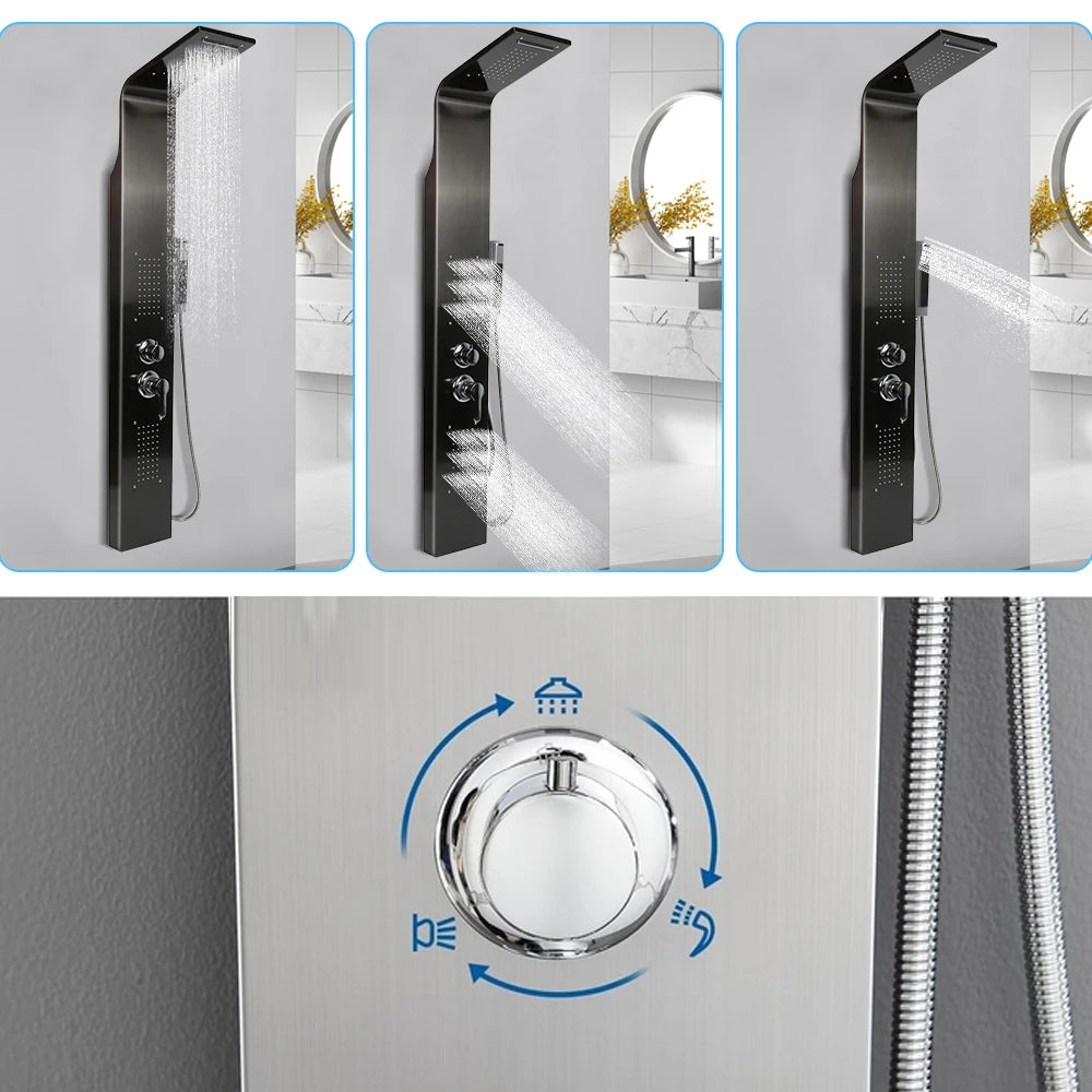 Shower Panel Shower System Rain Shower Waterfall Shower
