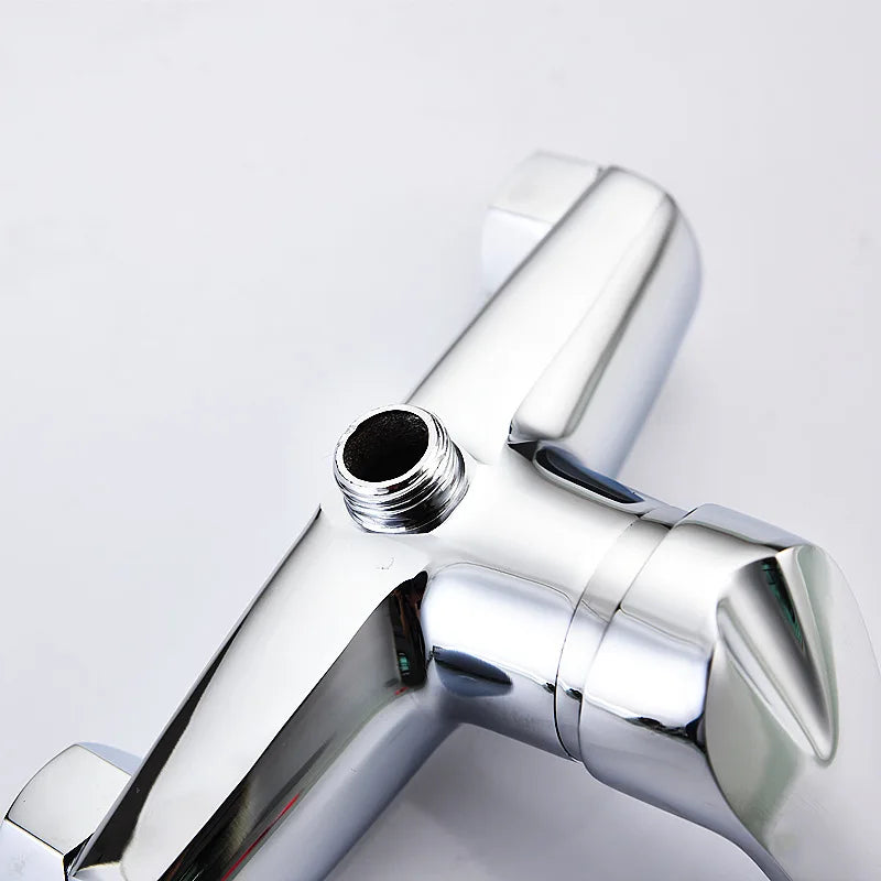 Brass Shower Faucet Mixer Valve Shower Head Hidden